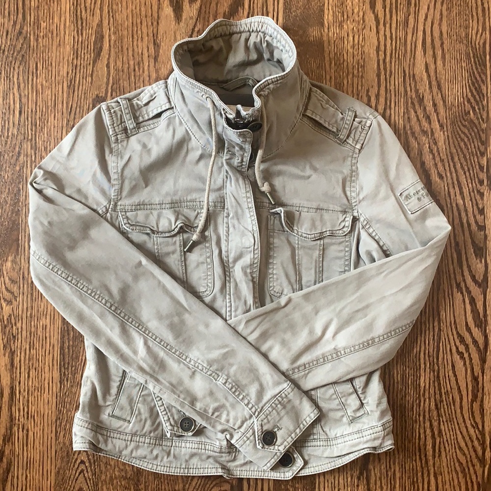 Abercrombie & Fitch khaki jacket Size M